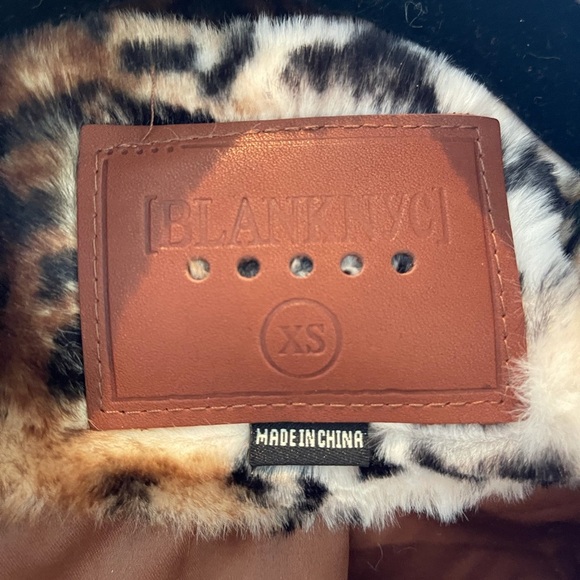 NEW Blank NYC Thundercat Leopard Jacket - Picture 6 of 10